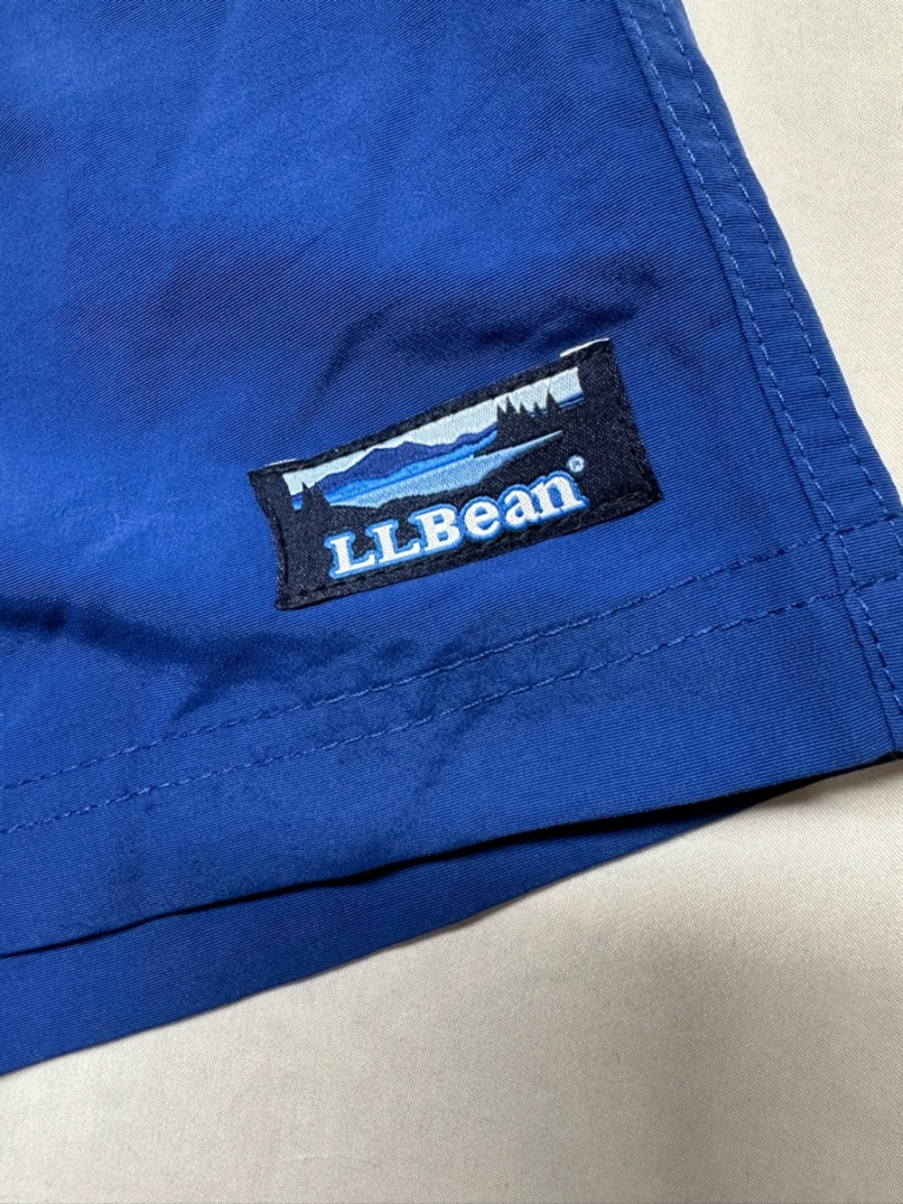 NWT L.L. Bean Men’s Classic Supplex Sport Shorts Blue -  Mens Large - Picture 4 of 8
